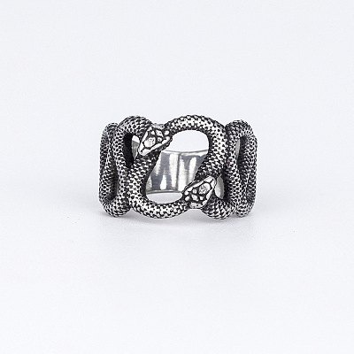 304 Stainless Steel Finger Rings for Men WG12A84-01-1