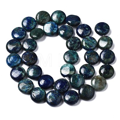 Natural Chrysocolla and Lapis Lazuli Beads Strands G-N330-032A-01-1