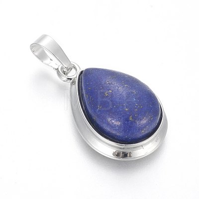 Natural Lapis Lazuli Pendants G-L512-C09-1