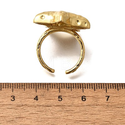 Brass Cuff Rings for Women RJEW-Q008-07C-G-1