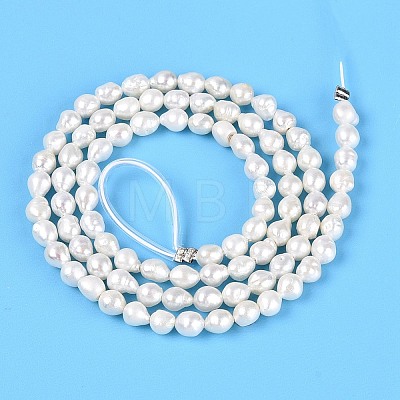 Natural Nucleated Pearl Beads Strands PEAR-N012-02P-01-1