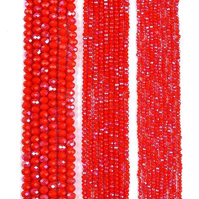 Electroplate Opaque Solid Color Glass Beads Strands EGLA-A044-P2mm-L22-1