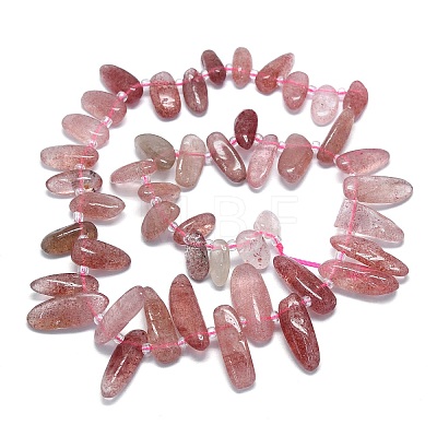 Synthetic Strawberry Quartz Beads Strands G-G106-J06-01-1