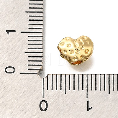 Brass Micro Pave Cubic Zirconia Beads KK-K388-75G-1