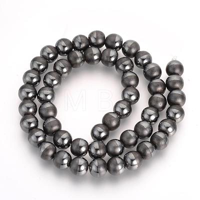 Non-magnetic Synthetic Hematite Beads Strands G-Q943-35-1
