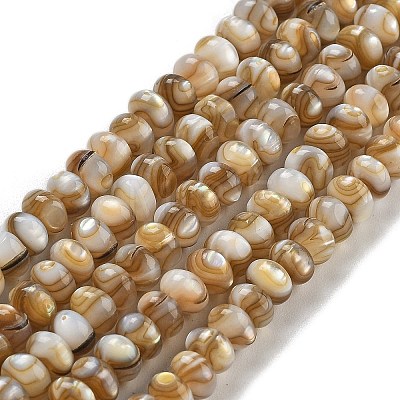 Natural Freshwater Shell Beads Strands BSHE-G038-05-1