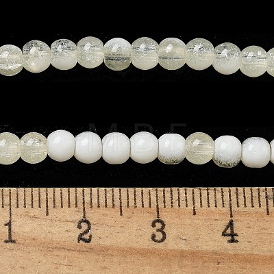 Crackle Glass Beads Strands GLAA-U001-4mm-11-1