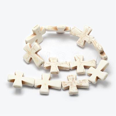 Synthetic Magnesite Bead Strands G-P228-47-B-1