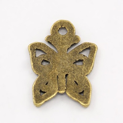 Tibetan Style Alloy Pendants TIBEP-A890-AB-FF-1