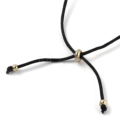 Adjustable Polyester Cord Slider Bracelets BJEW-H540-A04-G-1