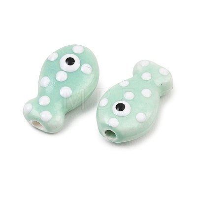 Handmade Porcelain Beads PORC-B009-03C-1