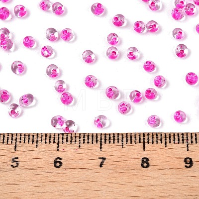 8/0 Inside Colours Transparent Glass Seed Beads X1-SEED-T007-06I-1