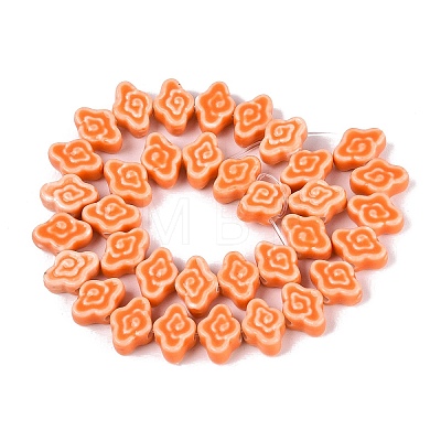 Handmade Porcelain Beads PORC-Q008-09D-1