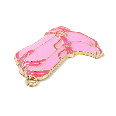 West Cowboy Theme Golden Plated Alloy Enamel Pendants FIND-B036-02D-1