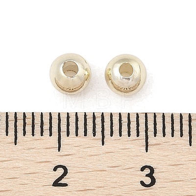 Rack Plating Brass Round Beads KK-A235-01LG-04-1