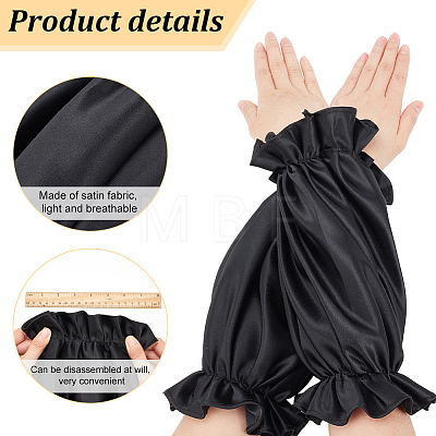 Polyester Detachable Puff Sleeves AJEW-WH0502-38-1