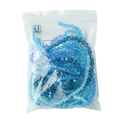 Electroplate Glass Beads Strands EGLA-FS0001-42A-1