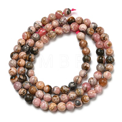 Natural Rhodonite Beads Strands G-R494-A12-01-1