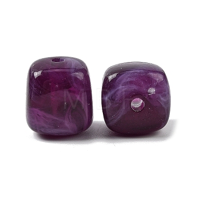 Opaque Acrylic Beads X-OACR-D320-01M-1