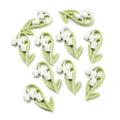 Luminous Opaque Epoxy Resin Decoden Cabochons CRES-M032-02D-1