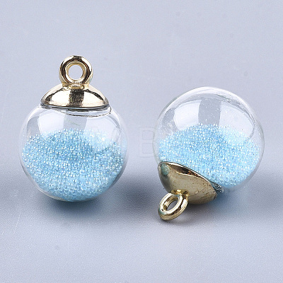 Glass Ball Pendants X-GLAA-T003-03C-1
