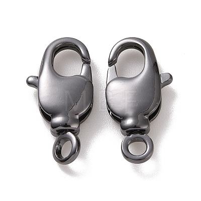 Rack Plating Brass Swivel Lobster Claw Clasps X-KK-K238-39B-L-1
