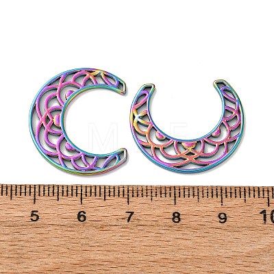 Ion Plating(IP) 304 Stainless Steel Filigree Joiners STAS-Q362-03A-M-1