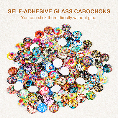 Glass Cabochons GGLA-PH0006-06D-1