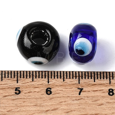 Handmade Evil Eye Lampwork Beads LAMP-A153-08-M-1