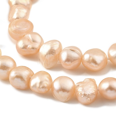 Natural Cultured Freshwater Pearl Beads Strands PEAR-A006-04B-1