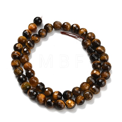 Natural Tiger Eye Beads Strands G-C280-B21-8mm-1