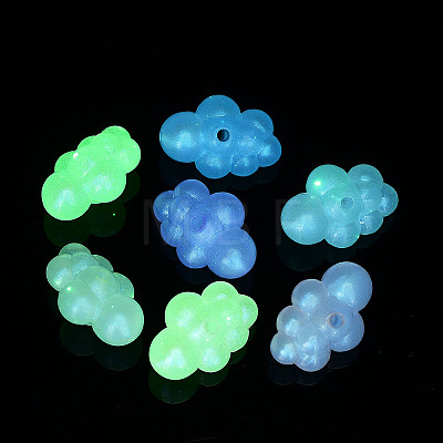 Transparent Acrylic Beads OACR-Z013-02B-1