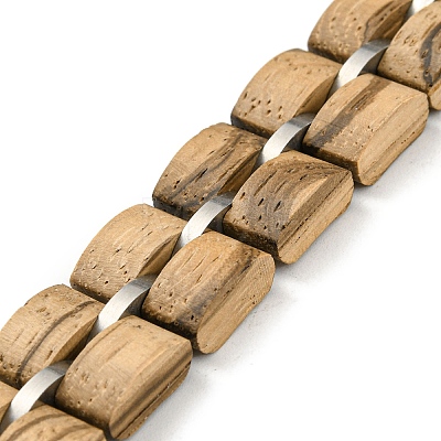 Wooden Watch Band Bracelets for Women Men BJEW-M306-01P-1