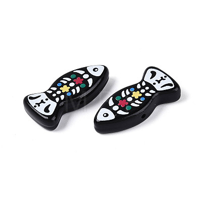 Printed Opaque Resin Beads RESI-N043-22A-1