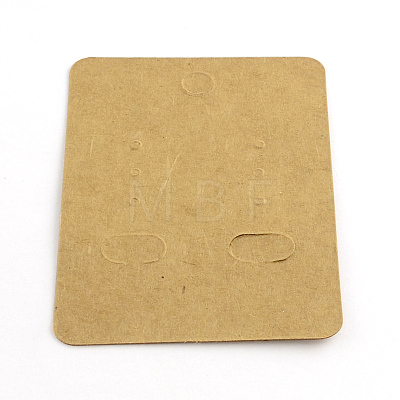 Rectangle Shape Cardboard Earring Display Cards X-CDIS-Q001-41-1
