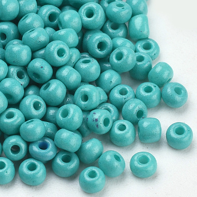Baking Paint Glass Seed Beads SEED-Q025-3mm-L08-1