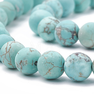 Natural Magnesite Beads Strands G-T106-185-1-1