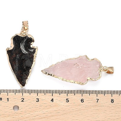 Natural Gemstone Pendants G-Q490-A-M-1