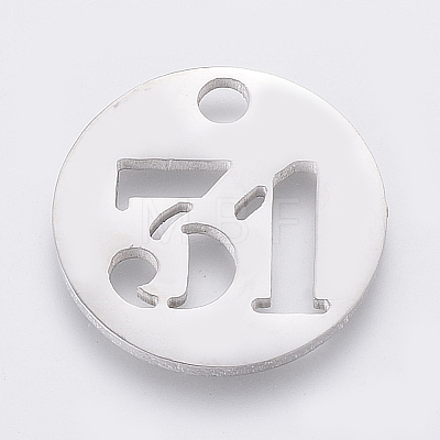 Non-Tarnish 304 Stainless Steel Pendants STAS-F233-31-P-1