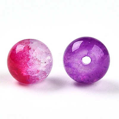 Baking Painted Imiation Jade Glass Beads DGLA-S115-8mm-MY-1