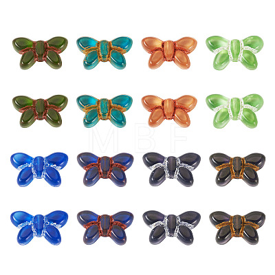20Pcs Transparent Lampwork Beads FIND-TA0005-47-1
