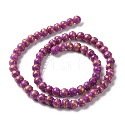 Natural Jade Beads Strands G-F670-A27-6mm-1