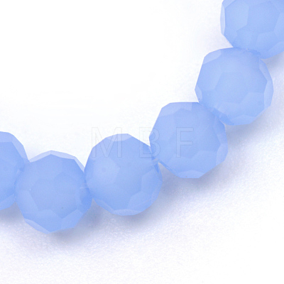 Imitation Jade Glass Bead Strands GLAA-R166-8mm-03D-1