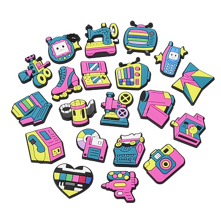 Retro Style PVC Cabochons KY-K016-01-1