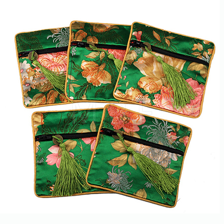 Retro Square Cloth Zipper Pouches CON-PW0001-095L-1