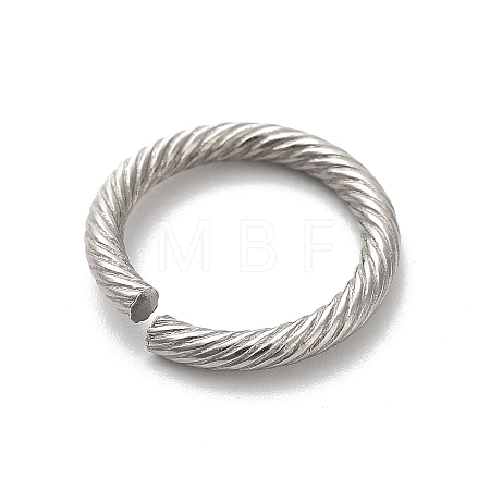 Non-Tarnish 304 Stainless Steel Open Jump Rings STAS-G224-23P-06-1
