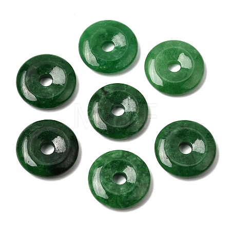 Natural Myanmar Jade Dyed Pendants G-C283-07-1