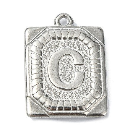 Anti-Tarnish 304 Stainless Steel Pendants STAS-U033-01P-C-1