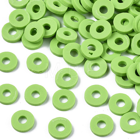 Handmade Polymer Clay Beads CLAY-R067-6.0mm-B49-1