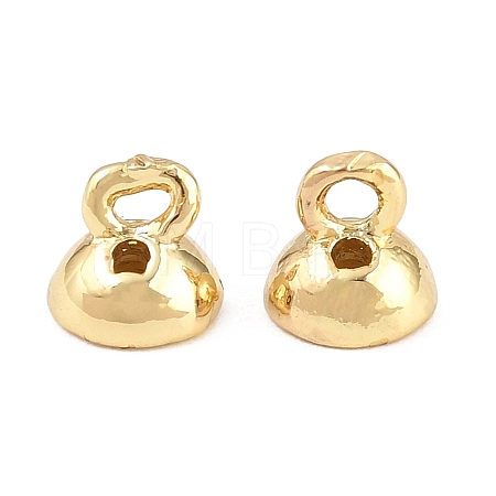 Brass Bead Cap Bails KK-H292-41G-1